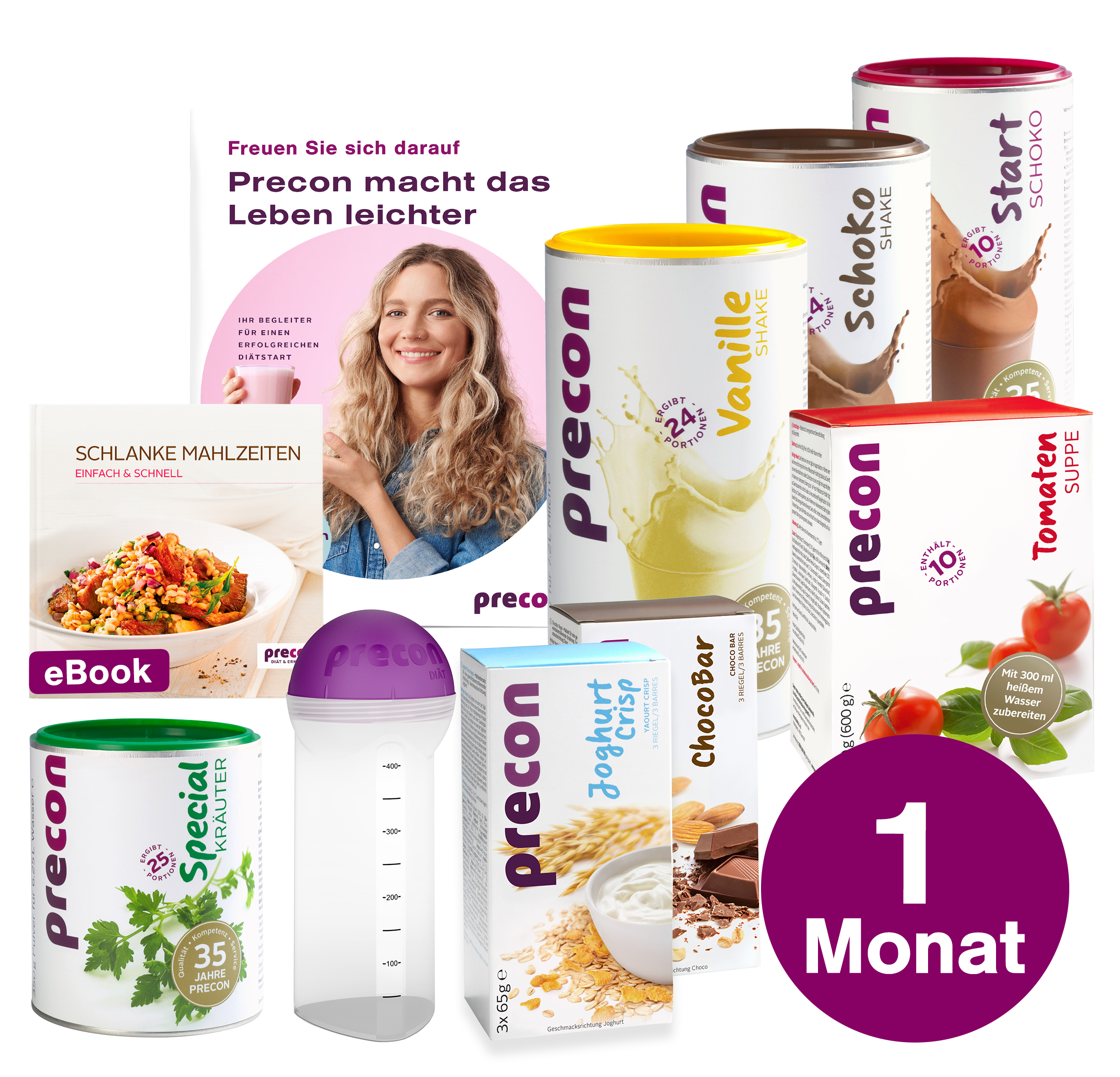 Precon Diät - 1-Monats-Startpaket (10 Artikel)